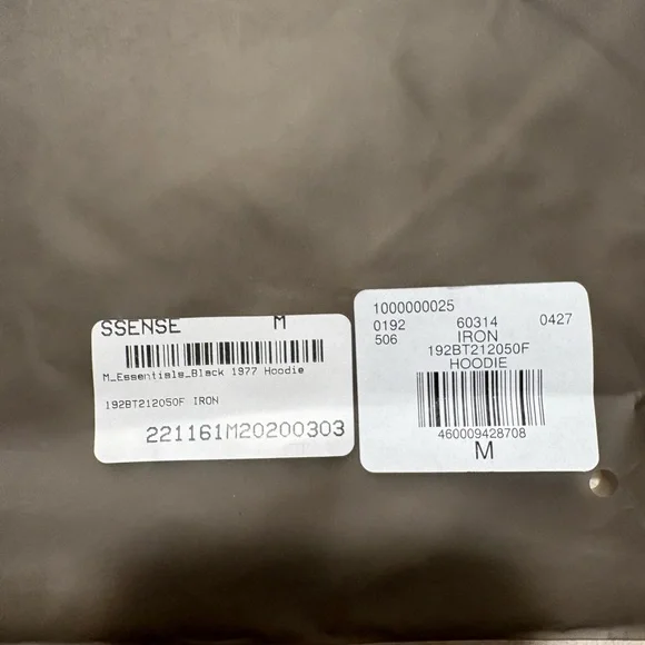 Essentials Fear of God Iron “1977” Hoodie SS22 - Picture 10 of 11